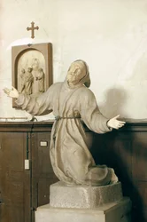 San Francisco recibiendo los estigmas, c.1580